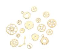 jojofuny Engrenage Alliage Steampunk Doré Accessoire Mécanique Vintage pour Bijoux DIY Pendentif Montre Bracelet Style Industriel