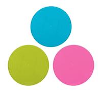 jojofuny Ensemble de 3 Supports Vapeur Pliables Multifonctions pour Micro-Ondes Étagères Arrondies à 2 Niveaux Résistants à la Chaleur de 20 à 120°C Rangement Couleur Couleur Aléatoire