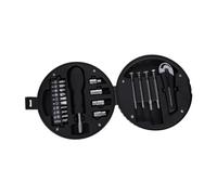 jojofuny Ensemble D'outils à Main Maison 20 Pièces en Acier Au Carbone Noir, Coffret Compact Et Portable, Kit De Réparation Polyvalent pour Bricolage, Entretien Auto, Usages Domestiques Et Garage