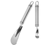 jojofuny Éplucheur D'agrumes en Acier Inoxydable 2 Pièces, Couteau à Pamplemousse et Éplucheur D'oranges Portable, Outil Multifonction pour Fruits Frais, Usage Domestique, la Cuisine