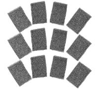 jojofuny Éponge à Maquillage Professionnelle Dense Noire 16 Pcs 4x6x1 Cm pour Effets Spéciaux Cicatrices Sang Corps Visage Halloween Cosplay