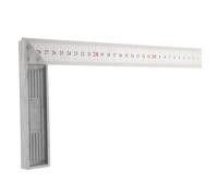 jojofuny Équerre de Charpentier en Acier Inoxydable 300 Mm Renforcée, Règle de Menuiserie Multifonctionnelle, Outil de Mesure Précis pour Travaux de Menuiserie et Bricolage Professionnel