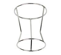 jojofuny Étagère à Entonnoir Structure Stable et Forme Triangulaire pour en Acier Inoxydable Argenté Multifonctionnelle Accessoire Cuisine Pâtisserie