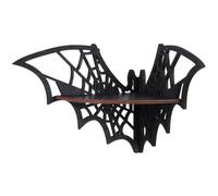 jojofuny Étagère d'angle Murale en Bois Design Toile d'Araignée Creux Étagère de Rangement Murale pour Chambre et Salon Décorative Polyvalente sans Crochets