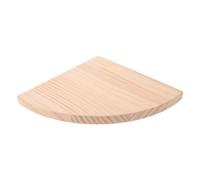 jojofuny Étagère d'angle pour Optimisation D'espace en Bois Forme Éventail Montage Mural Facile, pour Petits Appartements et Rangement D'huiles Essentielles