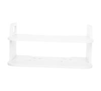 jojofuny Étagère Murale pour Projecteur Et Routeur Support De sans Perçage Deux Niveaux pour Stockage Design Minimaliste pour Intérieur