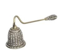 jojofuny Éteignoir à Bougies Rétro Orné de Strass Alliage de Zinc avec Long Manche Ergonomique Extincteur de Flamme pour Bougies Chauffe-Plat Pilier Pot Accessoire Sécurité Décoration