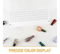 jojofuny Étiquettes Autocollantes Numérotées pour Vernis à Ongles 4 Planches Compactes Adhérence Forte pour Organisation et Inventaire Manucure à Domicile Salon