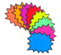 jojofuny Étiquettes Étiquetage Rapide en Papier Fluorescentes et 80 pour de Prix Design Éclaté Unique, Utilisation Polyvalente pour Commerce de Détail Supermarchés et Commerciaux