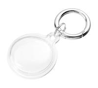 jojofuny Étui Robuste Transparent en TPU pour Localisateur, Coque de Protection Légère et Portable Anneau Porte-Clés Intégré, Boîtier Résistant à l'usure, Accessoire Pratique Anti-Perte