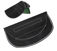 jojofuny Extension de Casquette de Soudage Noire en Tissu Léger Protection Complète pour Casque, pour Atelier et Professionnels Expérimentés