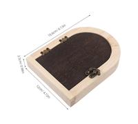 jojofuny Fairy Door Wooden Socket Cover Plug Protector Nursery Pet Safety Decorative Outlet Plate With Smooth Finish And Easy Installation