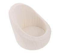 jojofuny Fauteuil Photo -né Ergonomique, Mini Canapé Blanc Doux pour Bébé, Accessoire Photo Léger et Sécurisé, Séance Studio et Chambre Garçon et Filles, Canapé Pose Bébé Compact