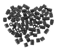 jojofuny Fermoirs à Boucle Plastique 50 Unités pour Cordon et Création de Bijoux, Accessoires de Sécurité à Rupture pour Projets de Bricolage