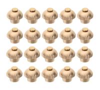 jojofuny Fermoirs à Épingle Verrouillables en Métal Doré, 50 Pièces, Dos de Badge Sécurisés pour Broches et Accessoires Artisanaux, Pièces D’insigne Compatibles pour Loisirs Créatifs