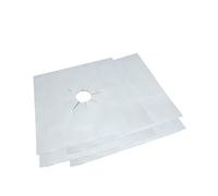 jojofuny Feuilles De Pour Plaques De Cuisson À Gaz Diffuseur De Chaleur Universel Pour Plaques De Cuisson À Induction Revêtement De Four Antiadhésif 27 X 27 Cm