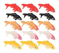 jojofuny Figurines de Poissons Artificiels en PVC 15pcs pour Décoration Aquarium, Légères et Réalistes, pour Créer Un Monde sous-Marin Réaliste