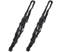 jojofuny Filets à Légumes et Fruits pour Poules - 2 Paquet Suspendus en Filet Noir - Mangeoire Pratique pour Poulailler Alimentation Naturelle des Volailles de Picorage Solide