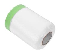 jojofuny Film de Masquage Plastique Pré-collé Faible Adhérence 55 Cm X 20 M, Film de Protection Anti-poussière Transparent pour Peinture, Rénovation, Meubles, Automobile et Murs