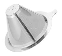 jojofuny Filtre à Café Acier Inoxydable Mailles Tamis Fin Réutilisable Filtre à Café Permanent pour Extraction Manuelle Nettoyage Facile Cafetière et Siphon