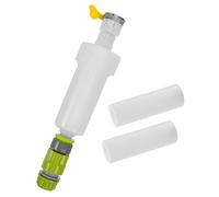 jojofuny Filtre pour Aquarium à Eau Déchlorée, Système de Purification Cartouche de Remplacement X2, Filetage 1/2 en Plastique, Compatible Eau Douce pour Bassins et Aquariums, Filtration