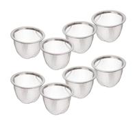 jojofuny Filtres à Thé en Maille Fine 8Pcs 6,5Cm X 5Cm Infuseurs Acier Inoxydable pour Théière, Convient à Tous Types de Thés
