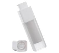 jojofuny Flacon Pompe Airless Vide 30 Ml en Plastique Mat de Lotion Rechargeable Flacon Cosmétique de Voyage Carré Récipient Portable pour Visage et Soin Corps