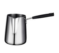 jojofuny Friteuse Mini en Acier Inoxydable 304 Casserole à Lait Multifonction Petite Marmite pour Cuisson Maison Anti-Rouille Cuisine Électrique et Induction