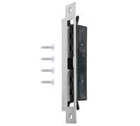 jojofuny Gâche de Porte Renforcée en Acier Inoxydable Plaque de Fixation, des Vibrations pour Serrure, Installation 35-45 MM, pour Portes D’Entrée et Chambres Couleur Aléatoire