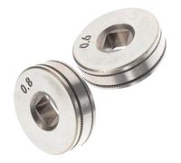 jojofuny Galets d'Entraînement de Fil 2 Pièces 0,6/0,8 MM pour Poste Souder Mig/Mag, Pièces Détachées Adaptées aux Dévidoirs de Fil Acier Allié, Usage en Atelier Soudure