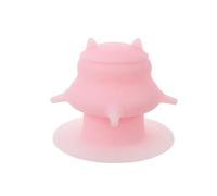 jojofuny Gamelle pour Chatons Rose avec Tétine en Silicone Alimentaire, Distributeur de Lait Multi-becs pour Chiots Allaitants, Poste d'allaitement Polyvalent pour Petits Animaux, Contrôle