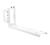 jojofuny Graphique, Tôle Galvanisée Vertical Support en Carte Compatible Raisonnée Blanche Structure Raisonnable et Larges à 5 Emplacements Pcie Boîtiers pour Châssis D’Ordinateur
