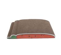 jojofuny Grattoir Carton pour Chaton Intérieur Tapis Ondulé Résistant pour Griffer Protège-Meubles et Stimule Jeu Solitaire