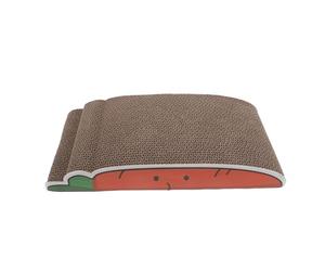 jojofuny Grattoir Carton pour Chaton Intérieur Tapis Ondulé Résistant pour Griffer Protège-Meubles et Stimule Jeu Solitaire