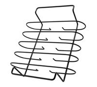 jojofuny Grille de Barbecue Extérieure Portable en Acier Inoxydable, Support de Barbecue Noir, pour Jardin et Fumage de Fruits de Mer, Forte Capacité de Charge, Prise en Main Confortable