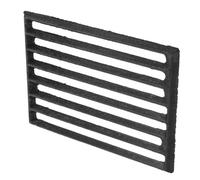 jojofuny Grille de Cuisson pour Barbecue en Fer 255X17 CM Surface Robuste et Drainage Intégré pour Cheminée Extérieure