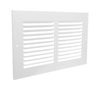 jojofuny Grille de Ventilation Murale Filtre Maille 30x20 Cm en Métal Blanc Installation Facile Design Moderne et Fonctionnel pour Maison et Bureau