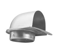 jojofuny Grille De Ventilation u En Acier Inoxydable 150mm Pour Extérieur Couvercle Anti-pluie Et Anti-vent Protection Pour Hotte Cuisine Installation Facile