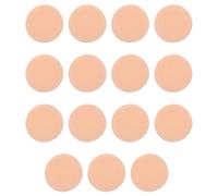 jojofuny Houppettes à Poudre Visage Souples 15 Pcs 6 Cm Coton Doux Beige pour Maquillage Quotidien Accessoires Beauté