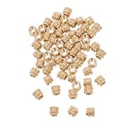 jojofuny Inserts Filetés En Laiton M5, 60 Pièces, Pour Plastique Et Métal, Écrous D'encastrement, Idéal Pour L'impression 3d, Le Travail Du Bois Et Les Projets De Bricolage, Haute