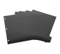 jojofuny Intercalaires à Onglets pour Classeur à 3 Anneaux en Abs Noir, Lot de 5 Feuilles, Séparateurs Pratiques pour Organiser Cahier Classeur Bureau la Maison