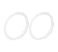 jojofuny Joint D’Étanchéité en Silicone Épais pour Autocuiseur 4 Litres - Lot de 2 Pièces - Accessoires Cuisine Compatibles Couvercle Pression - Pièces Détachées Flexibles et Résistantes