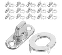 jojofuny Kit de 25 attaches à bouton tournant, œillets et goujons, fixations métalliques pour cadres photo marins en toile et travaux manuels en tissu