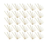 jojofuny Kit de 300 Clous Muraux Dorés à Tête Ronde en Fer Assortiment 6 Tailles Clous Décoratifs pour Tableaux et Photos Fixation Murale Facile pour Plâtre et Bois Accessoires pour