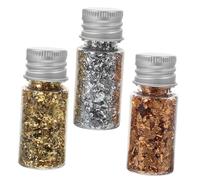 jojofuny Kit De 4 Breloques En Feuille D'Or Palette De Strass Pailletés Vernis À Ongles Gel Coupe-Ongles Chromés Autocollants Apprêt Pour Nail Art Lingettes Thermocollantes