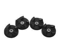 jojofuny Kit de 4 Pièces Coupleur de Base pour Mélangeur en Caoutchouc Noir 4 Dents, Accessoires Solide pour Robot Pâtissier, pour Environnements Cuisine