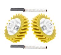 jojofuny Kit de 4 Pièces pour Mixeur sur Socle Balais de Charbon et Engrenage à Vis sans Fin, Accessoires de Rechange pour Robot Pâtissier, Entretien et Réparation Facile,