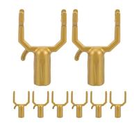 jojofuny Kit de 8 Étai d'arbre en Métal Doré pour Jardin, Soutien Branches D’Arbres Fruitiers, Supports Robustes Plug-in, Usage Extérieur pour Balcon et Plantation Fruitière