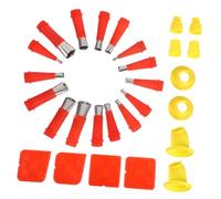 jojofuny Kit de Outils de Calfeutrage avec Embouts Réutilisables et Base Détachable Applicateur de Colle pour Systèmes Étanchéité et Projets Artisanaux Compatible avec Colles et Silicones