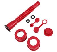 jojofuny Kit de Remplacement Bec Verseur pour Bidon de Gaz Propane Buse Flexible Rouge 1 Pièce Connecteur pour Réservoir Carburant Adaptateur pour Réchaud de Camping Outil de